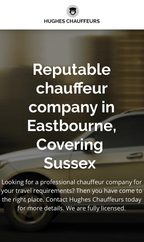 Logo of Hughes Chauffeurs Chauffeur Driven Cars In Eastbourne, East Sussex